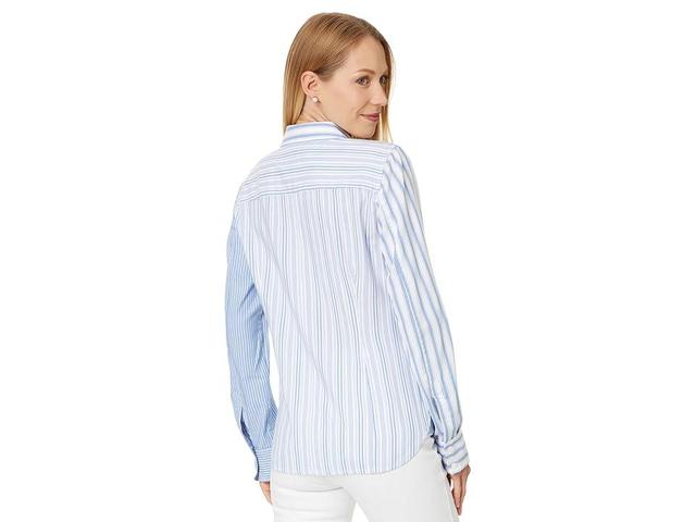 Women's Blanket Stripe Roll-Tab Shirt Product Image