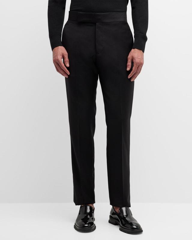 Mens Wool Tuxedo Pants Product Image