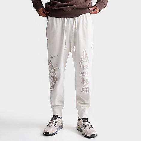 Nike Mens Nike Ja Morant Dri-FIT Standard Issue Joggers - Mens Sail/Platinm Violet Product Image