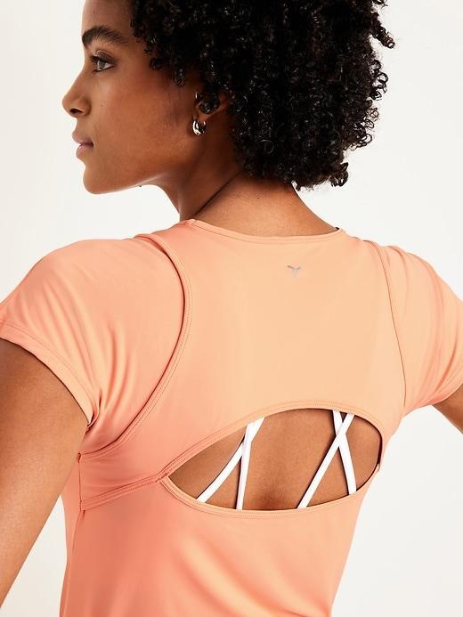 FlowForm Crop Cutout-Back Top Product Image