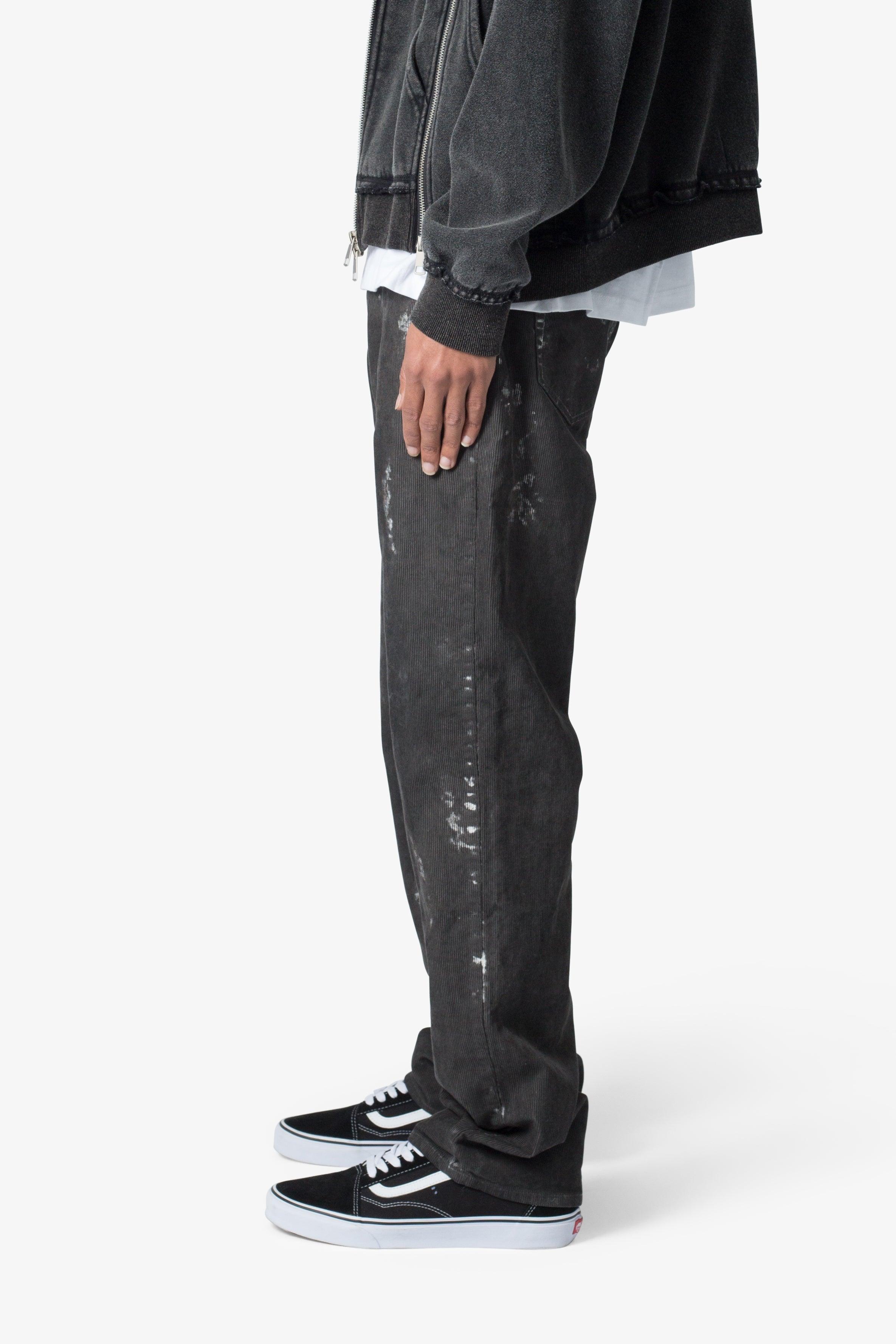 V377 Straight Denim - Washed Black Product Image