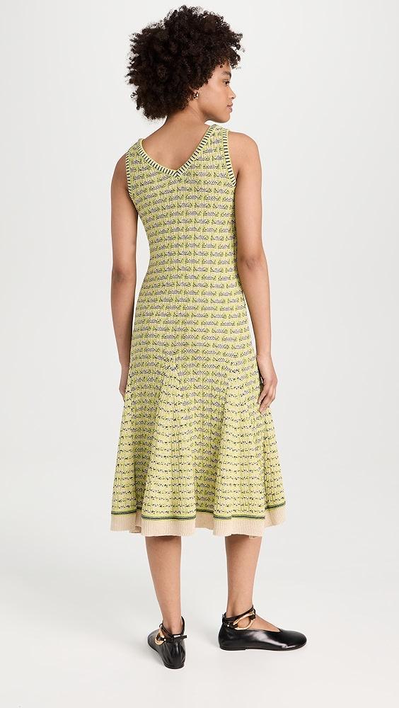 Wales Bonner Soar Godet Dress | Shopbop Product Image