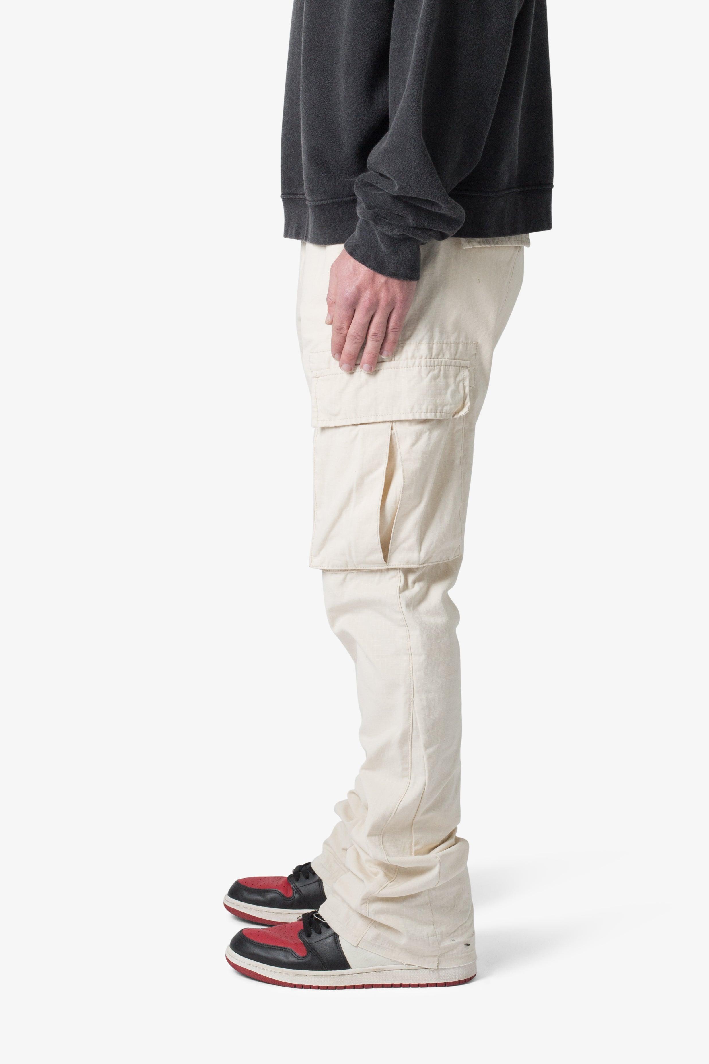 Bootcut Cargo Pants - Khaki Product Image