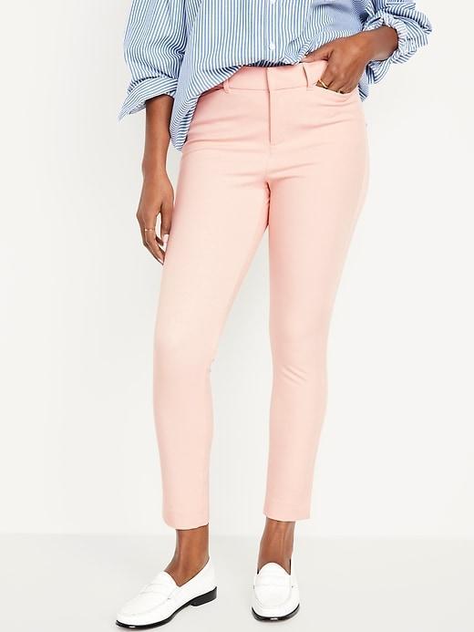 High-Waisted Pixie Skinny Ankle Pants Product Image