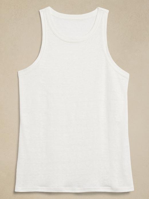 Linen Racer Tank Product Image