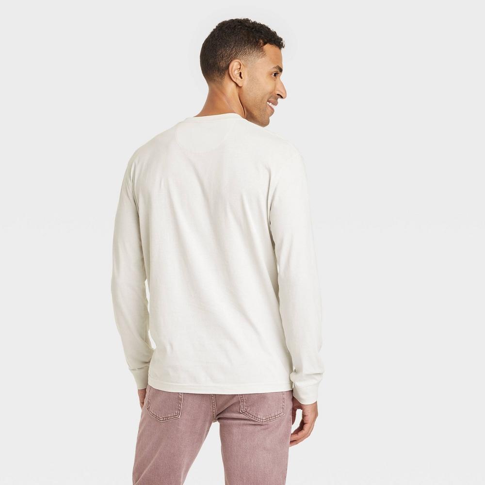 Mens Long Sleeve Henley Shirt - Goodfellow & Co Product Image