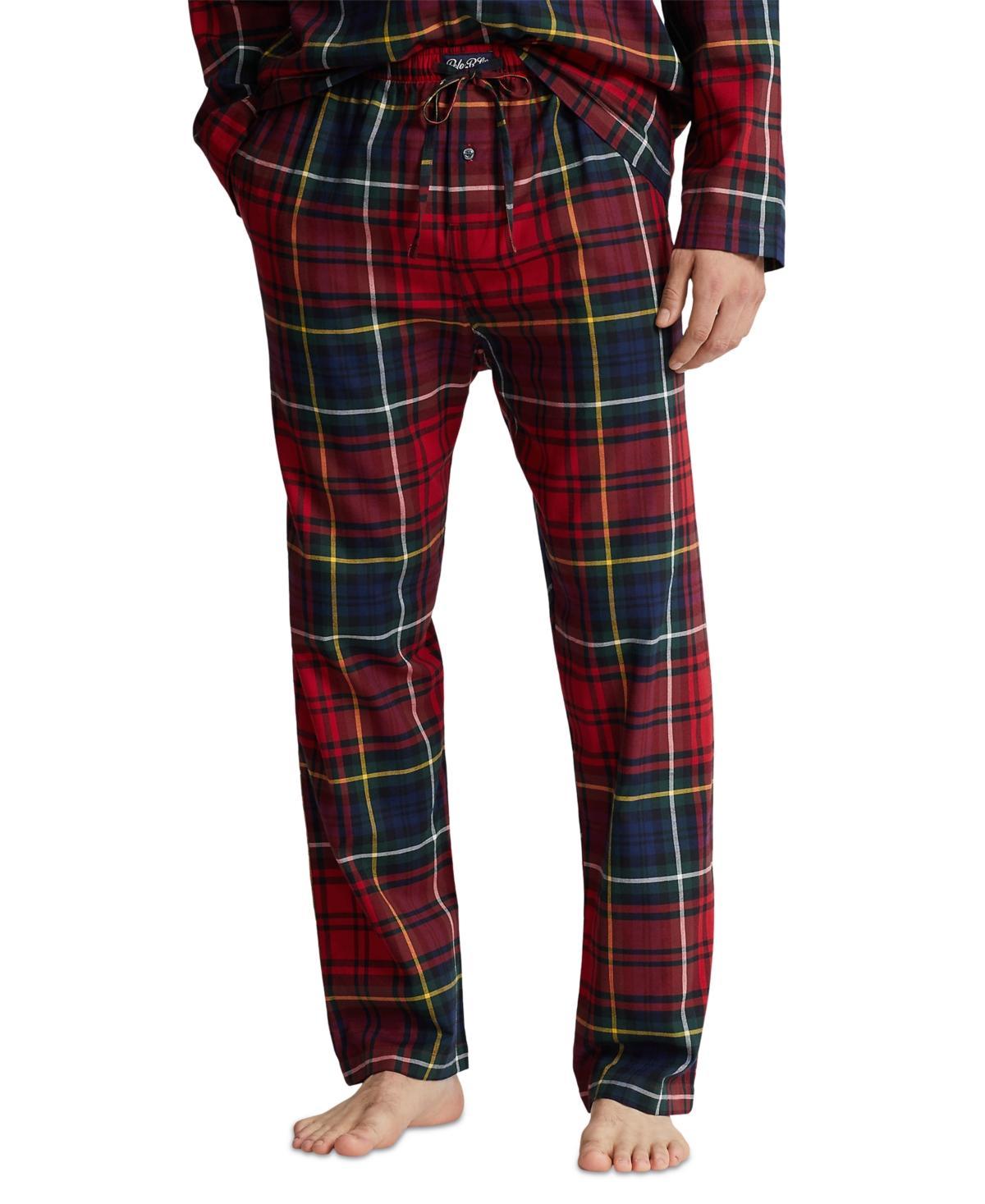 Mens Plaid Flannel Pajama Pants Product Image