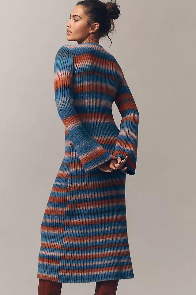 Simon Miller Axon Long-Sleeve Knit Midi Dress Product Image