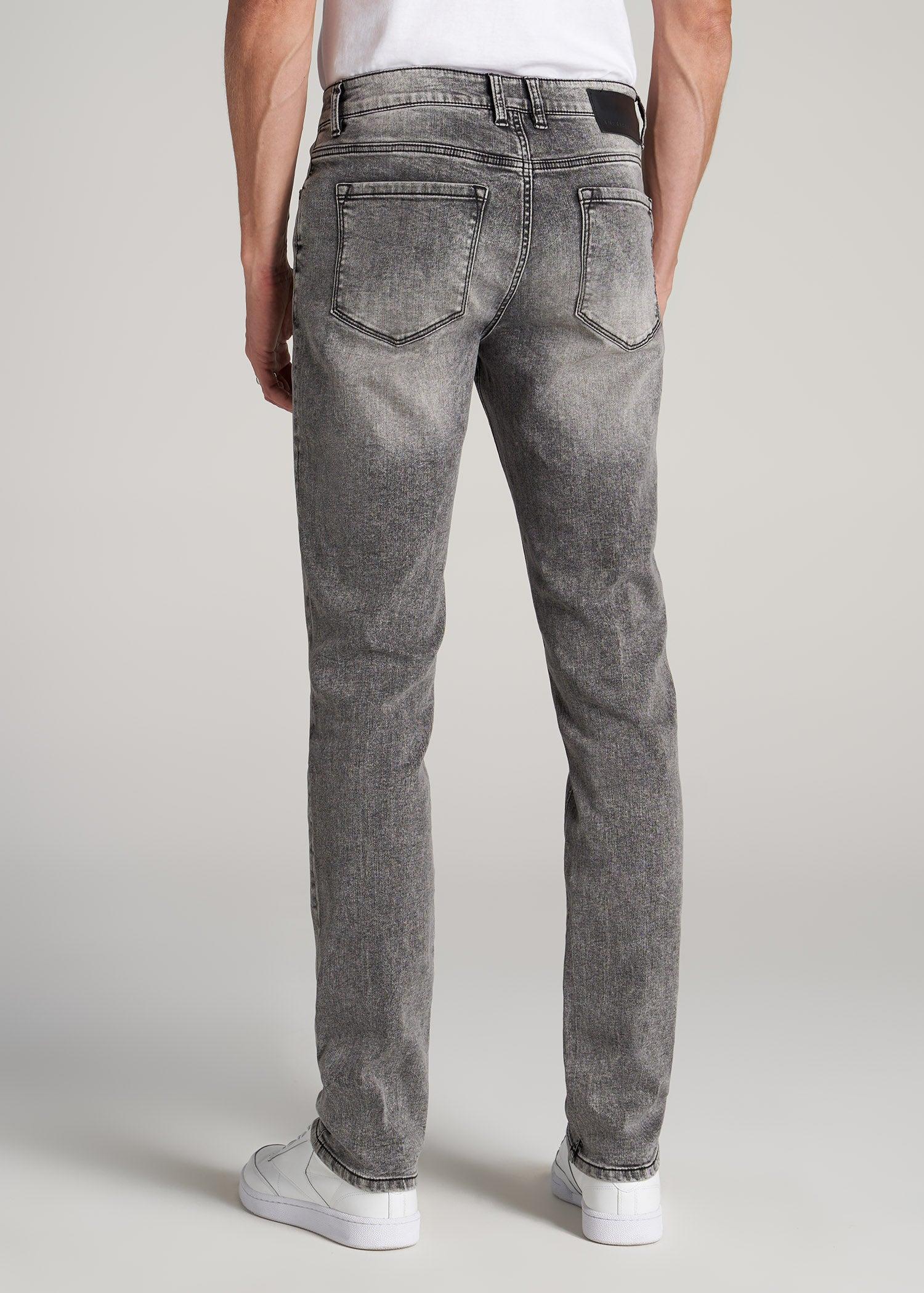 Dylan SLIM-FIT Jeans for Tall Men in Washed Faded Black Product Image