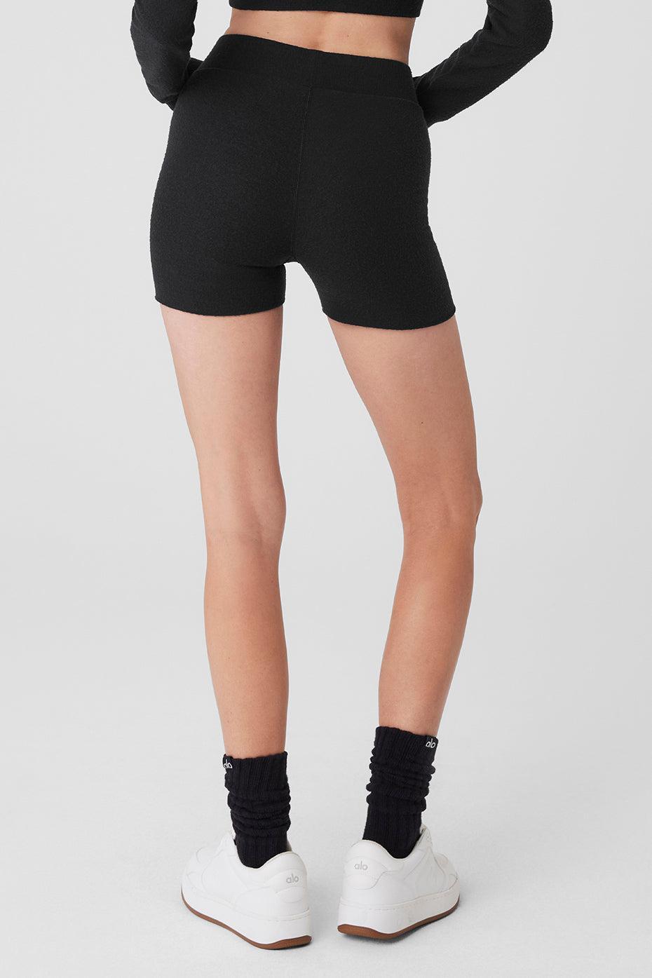 Alolux High-Waist Me Time Short - Black Female Product Image