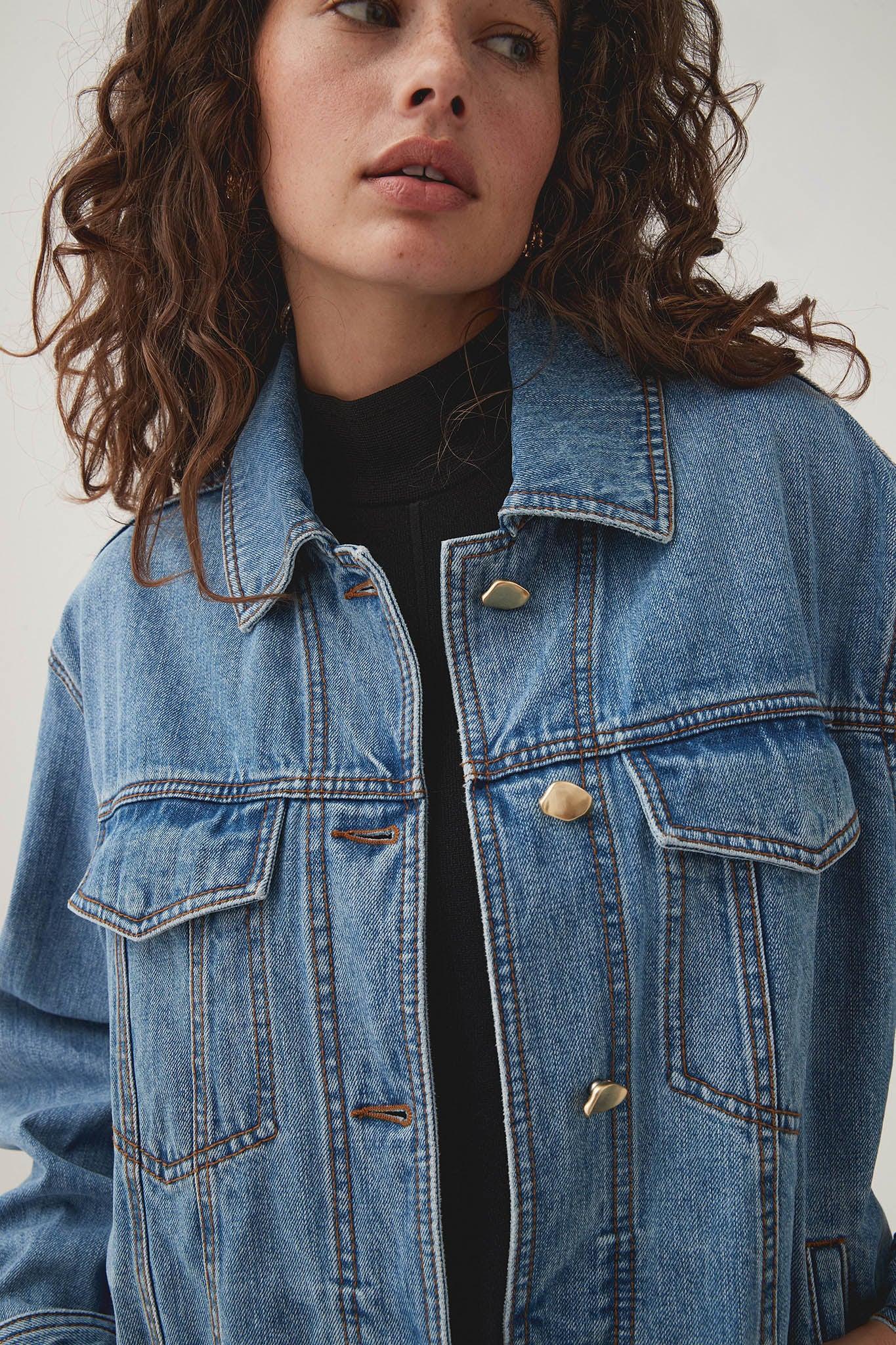 Aradia Oversized Denim Jacket Product Image