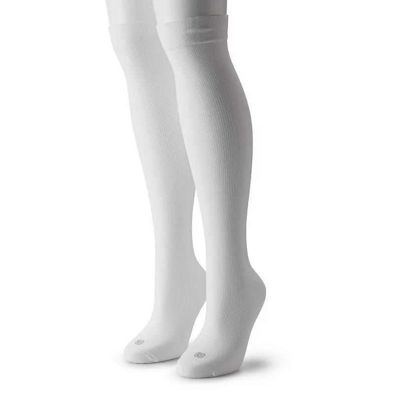 Womens Doctors Choice 2-Pack Compression Over-the-Calf Knee Socks Product Image