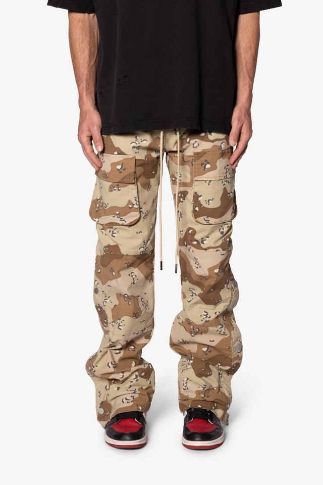 Snap Front Cargo Pants - Desert Camo Product Image