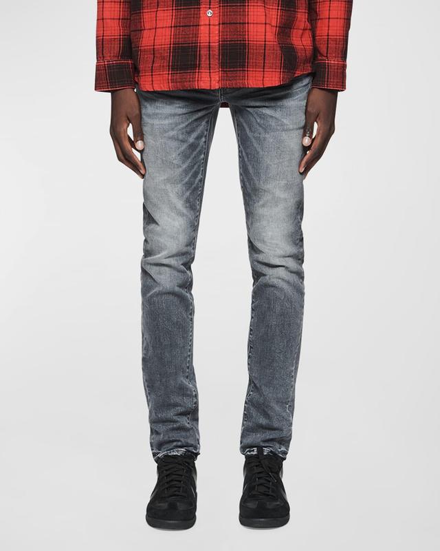 Mens Vintage Slate Skinny Jeans Product Image