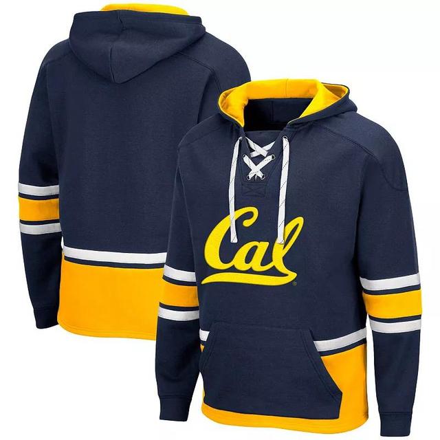 Mens Colosseum Cal Bears Lace Up 3.0 Pullover Hoodie Blue Product Image