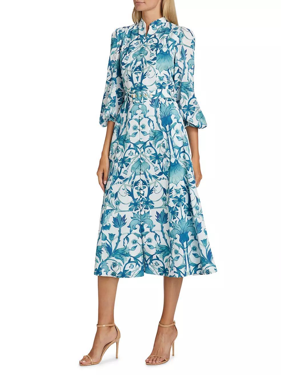 Valencia Floral Midi Dress Product Image