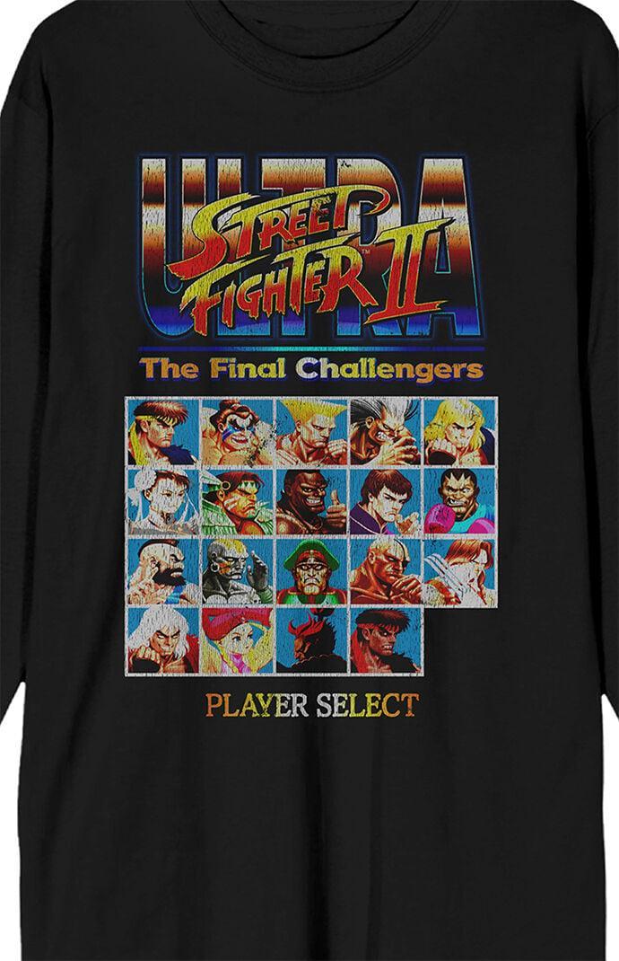 Men's Street Fighter Final Challenge Long Sleeve T-Shirt Product Image