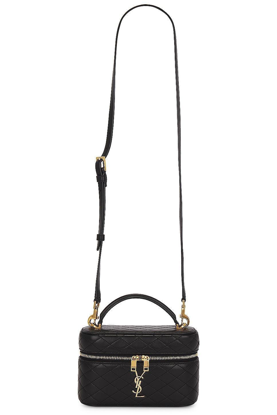 Saint Laurent Mini Gaby Vanity Bag in Black Product Image