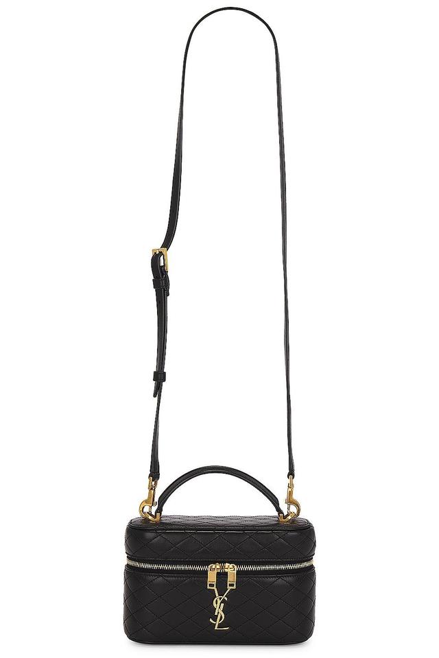 Saint Laurent Mini Gaby Vanity Bag in Black Product Image