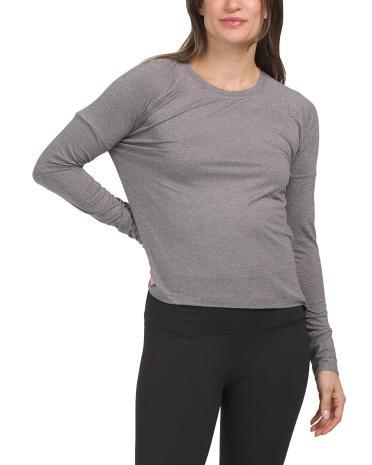 Melange Long Sleeve Top For Women Product Image