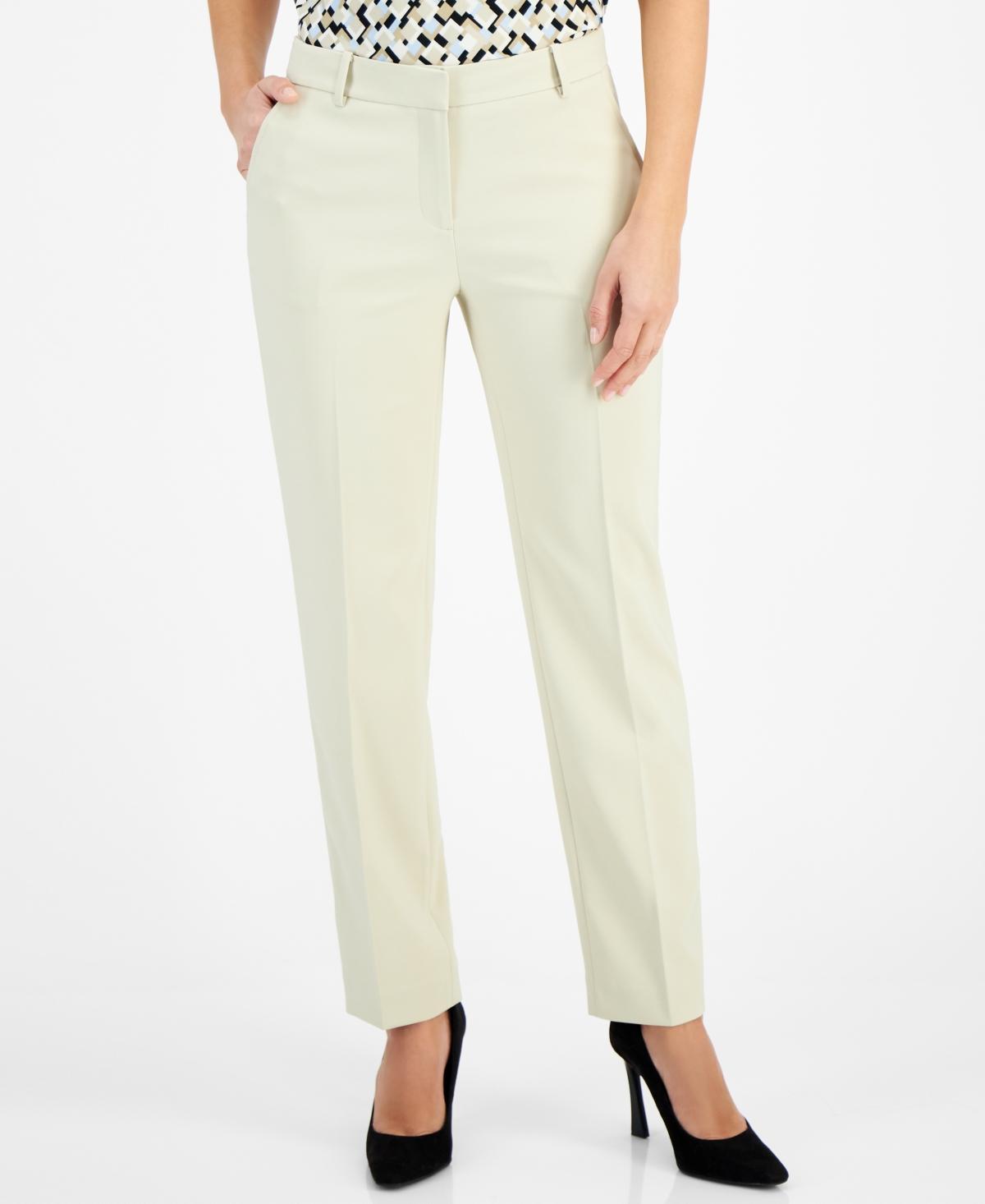 Women's Straight-Leg Mid-Rise Ankle Pants Product Image