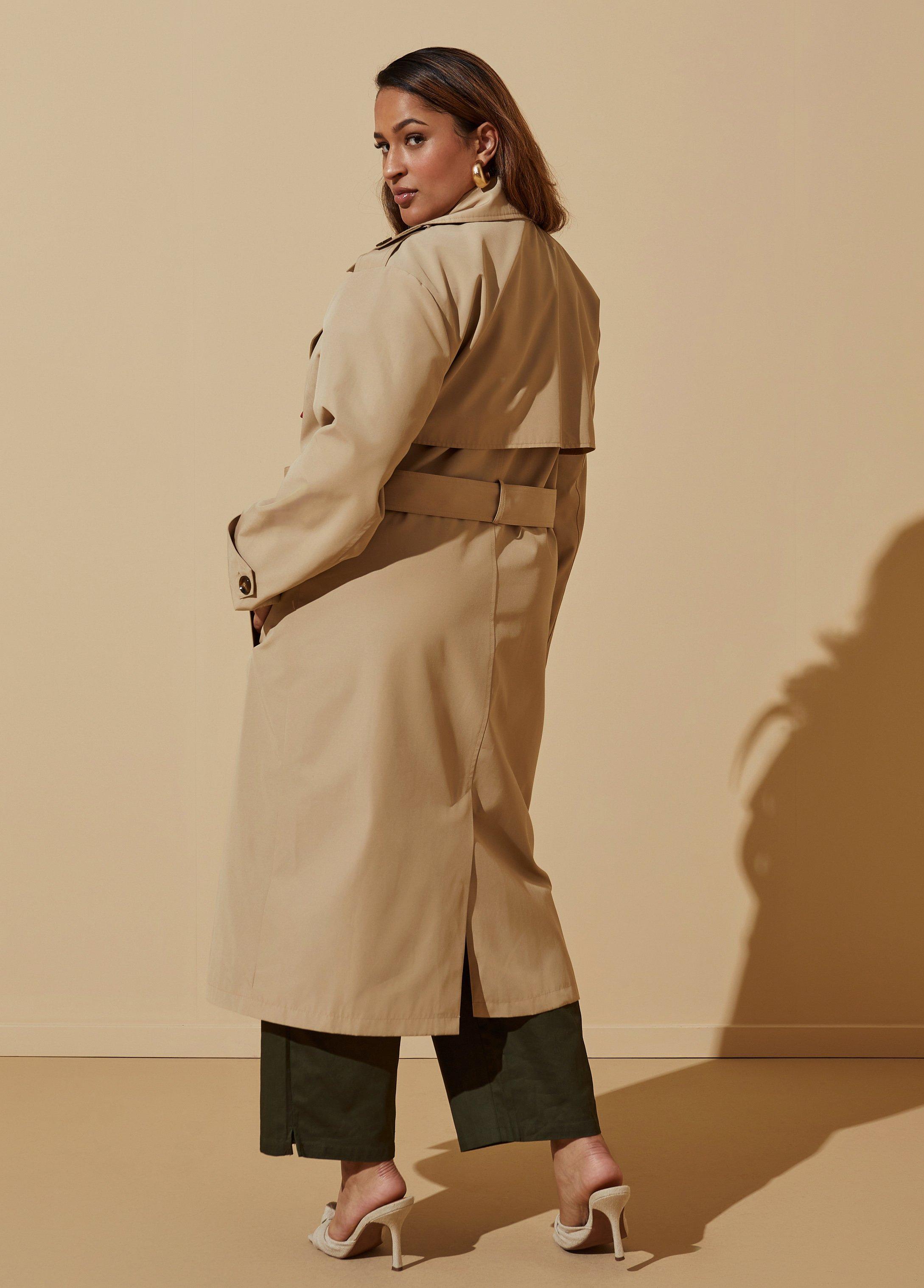 Double Breasted Trench Coat Product Image