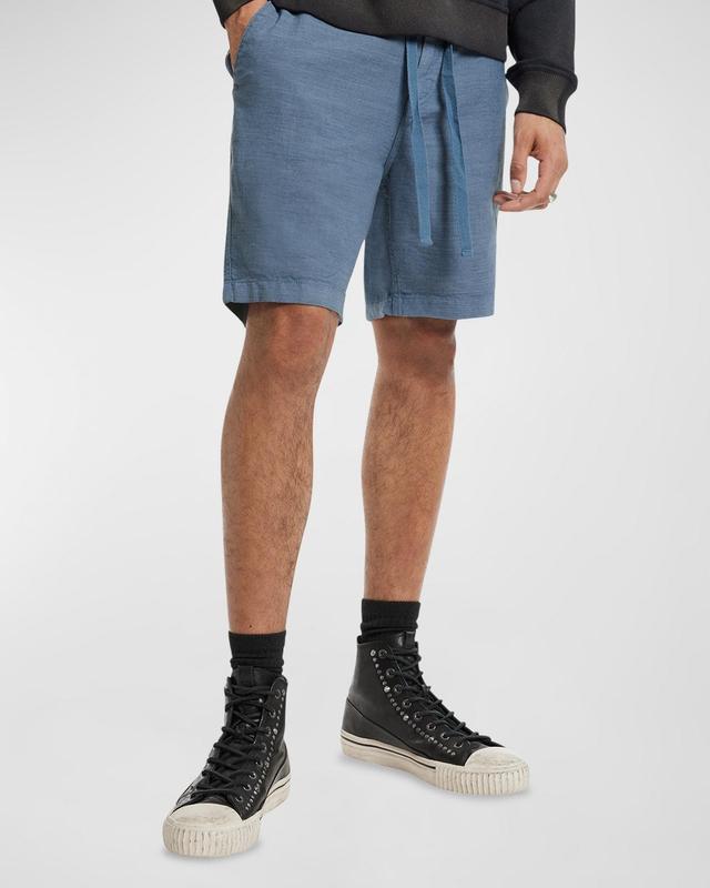 Mens Benson Linen-Blend Shorts Product Image