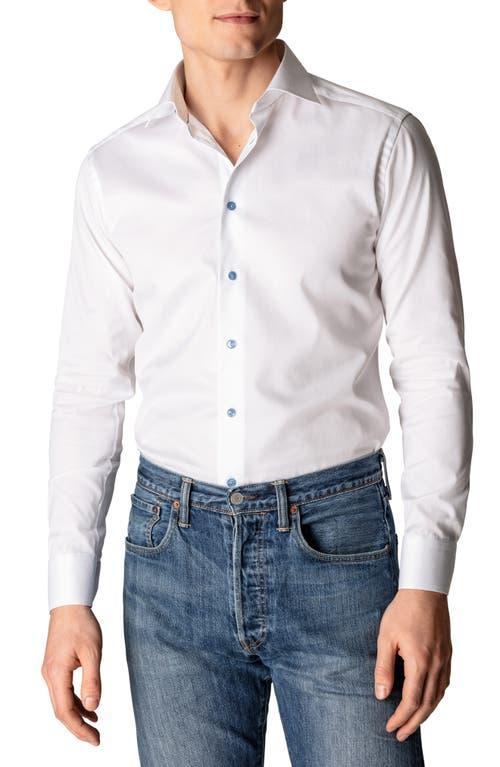 Eton Contemporary Fit Twill Dress Shirt Product Image