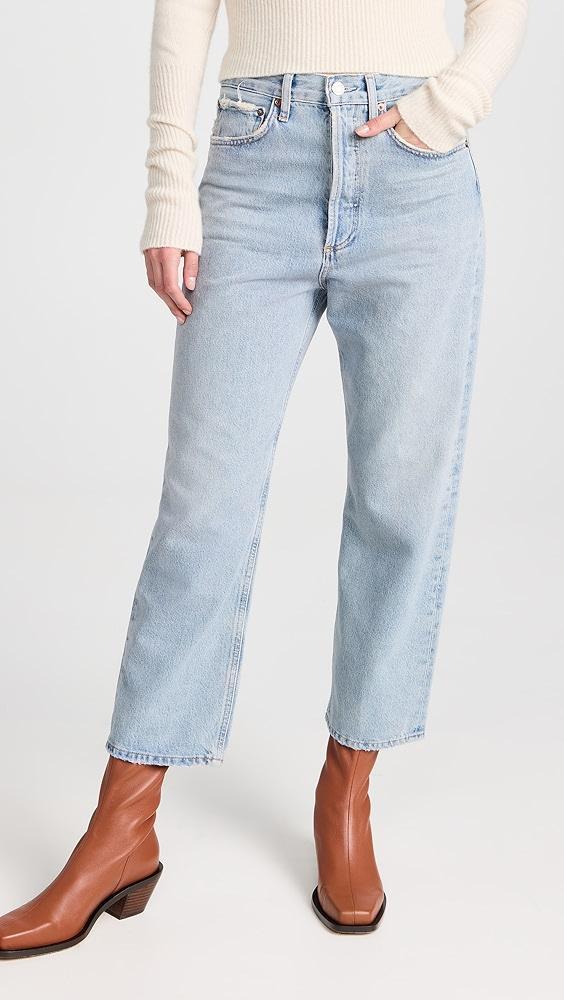 AGOLDE 90s Crop Mid Rise Straight Jeans | Shopbop product image