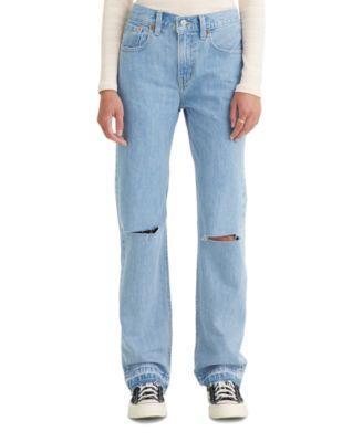 Low Pro Classic Straight-Leg High Rise Jeans Product Image