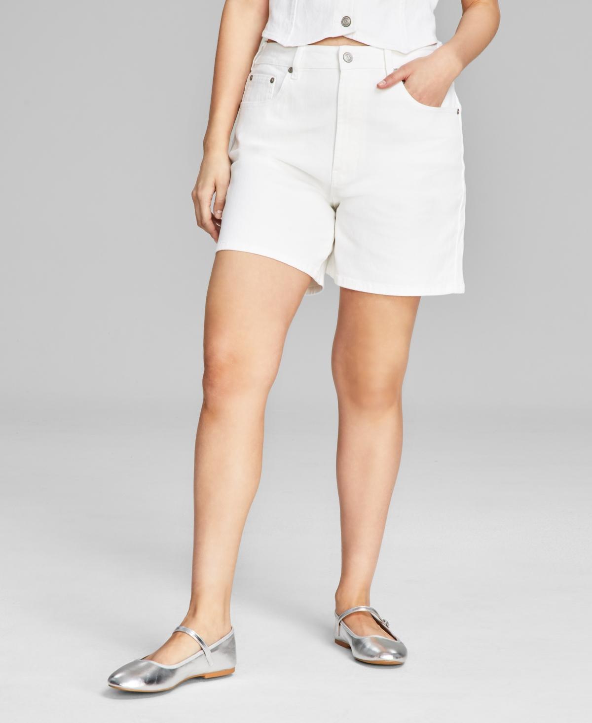 And Now This Womens High Rise Denim Shorts, Created for Macys Product Image