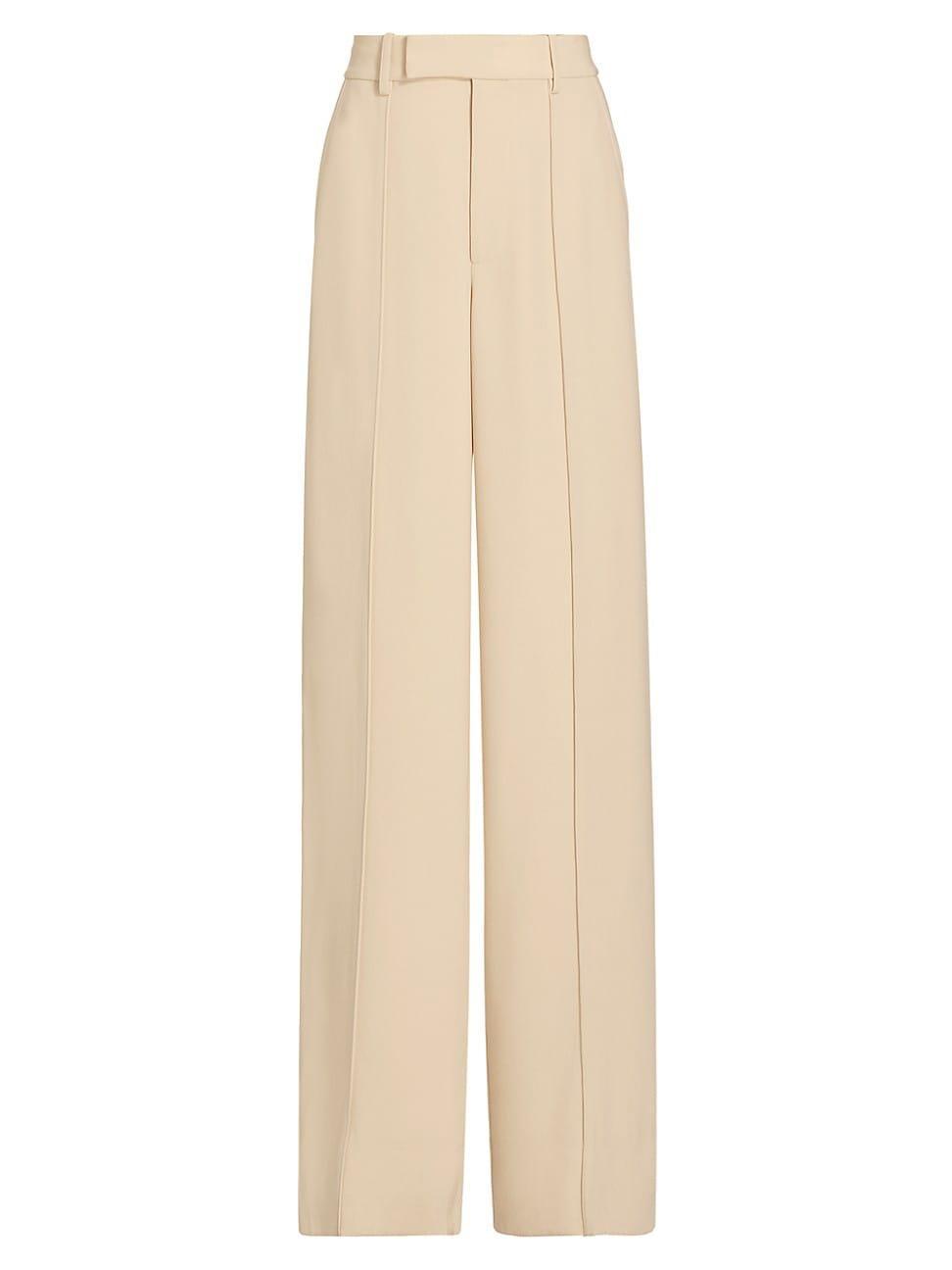 Womens Weyes Crepe Straight-Leg Pants product image