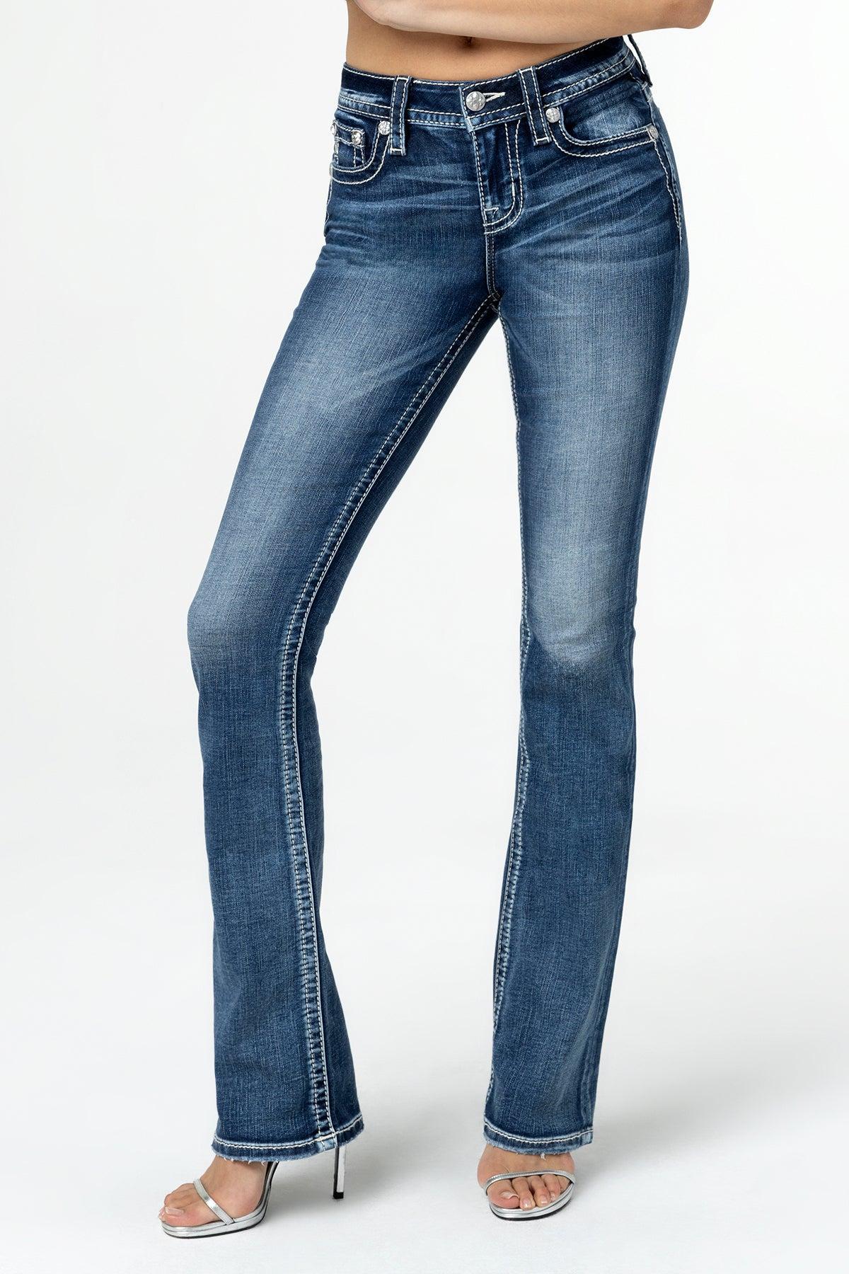 Fleur Glass Bootcut Jeans Product Image