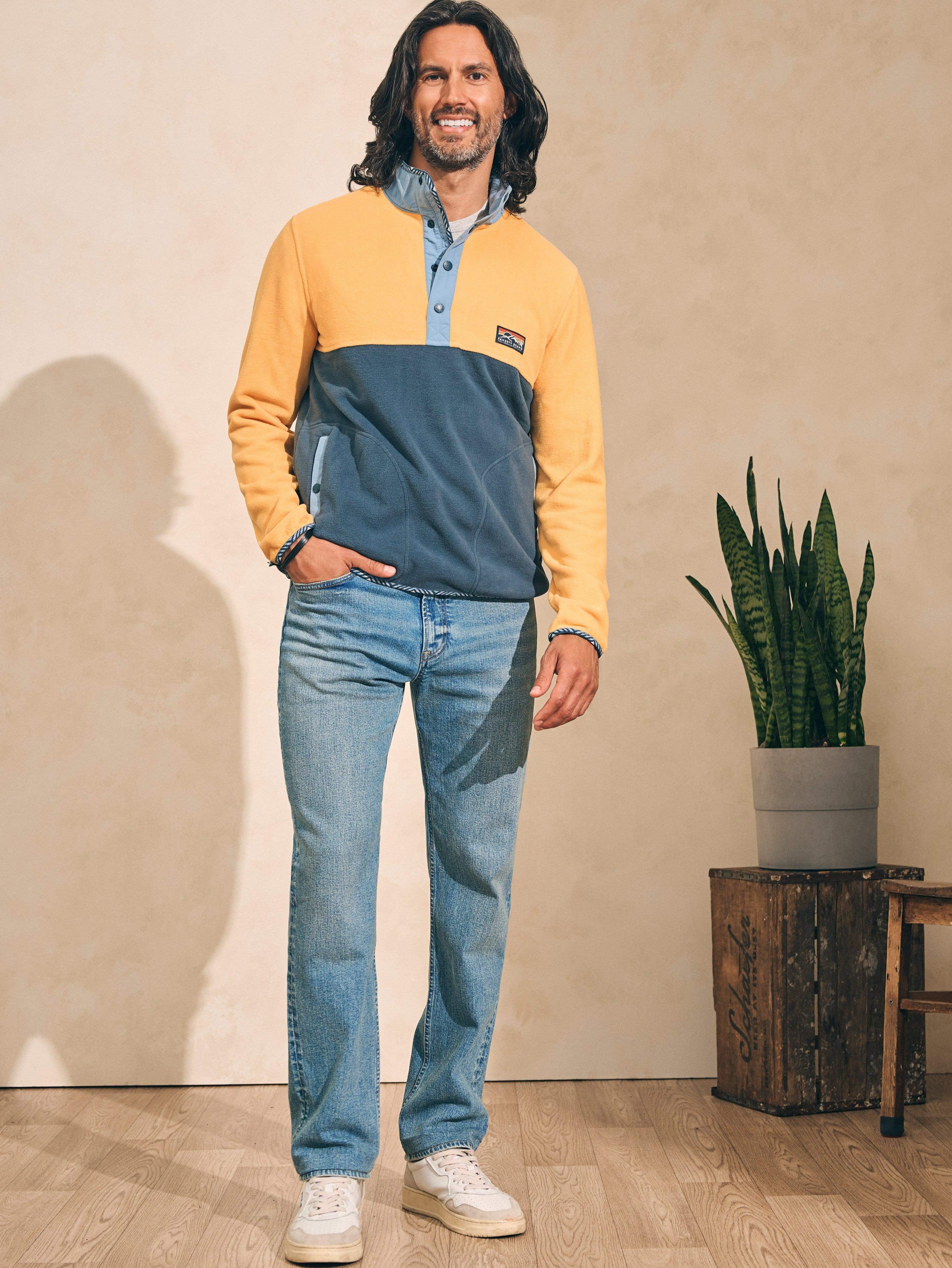 Low Pile Fleece Popover - Fall Sun Atlantic Male Product Image