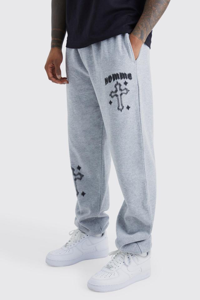 Homme Graphic Sweatpants | boohooMAN USA Product Image