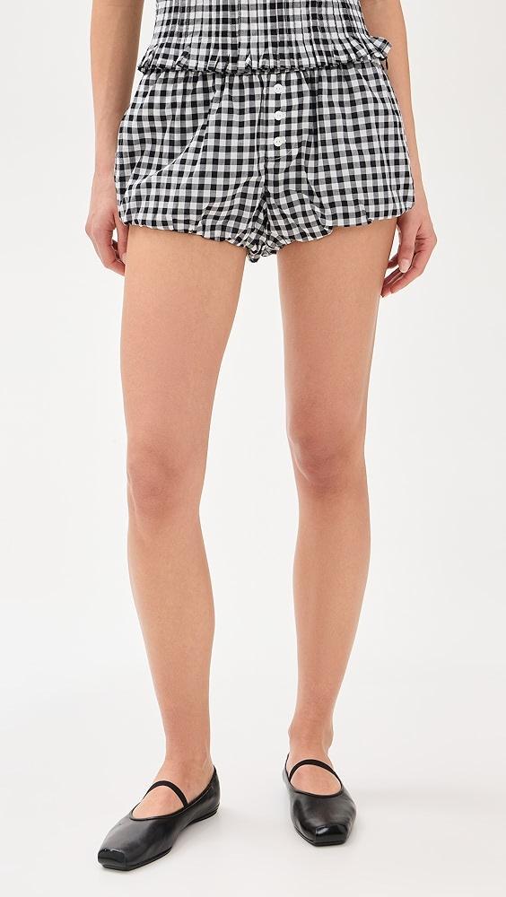 Frankie's Bikinis Gingham Shorts | Shopbop Product Image