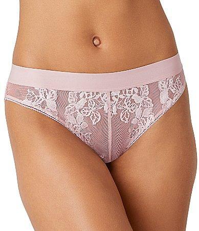 b. temptD by Wacoal Opening Act Lace & Mesh Cheeky Briefs Product Image