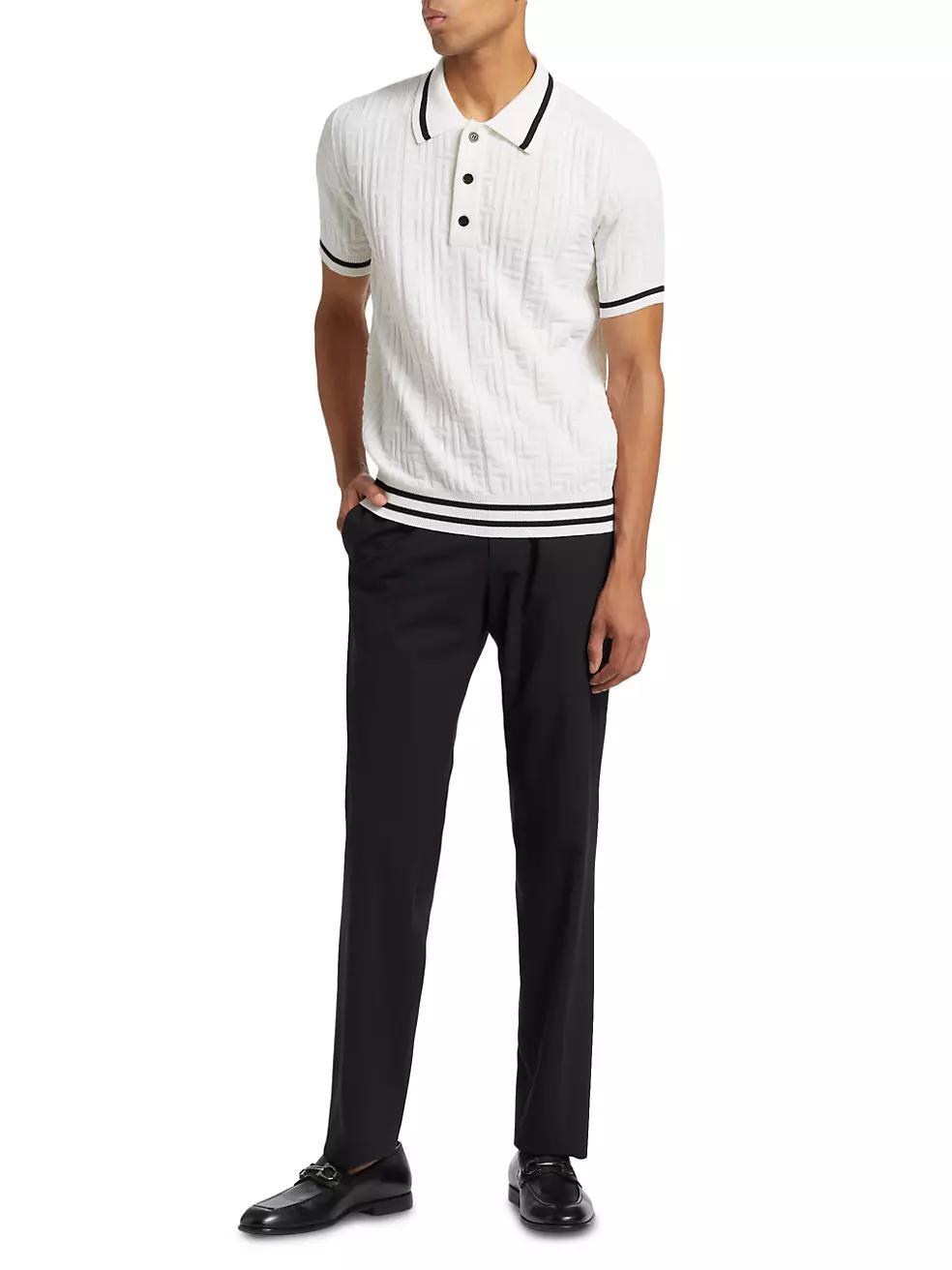 Monogram Wool Polo Shirt Product Image