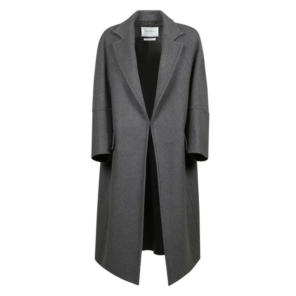 MAX MARA Oversized Collared Coat In Grey Product Image