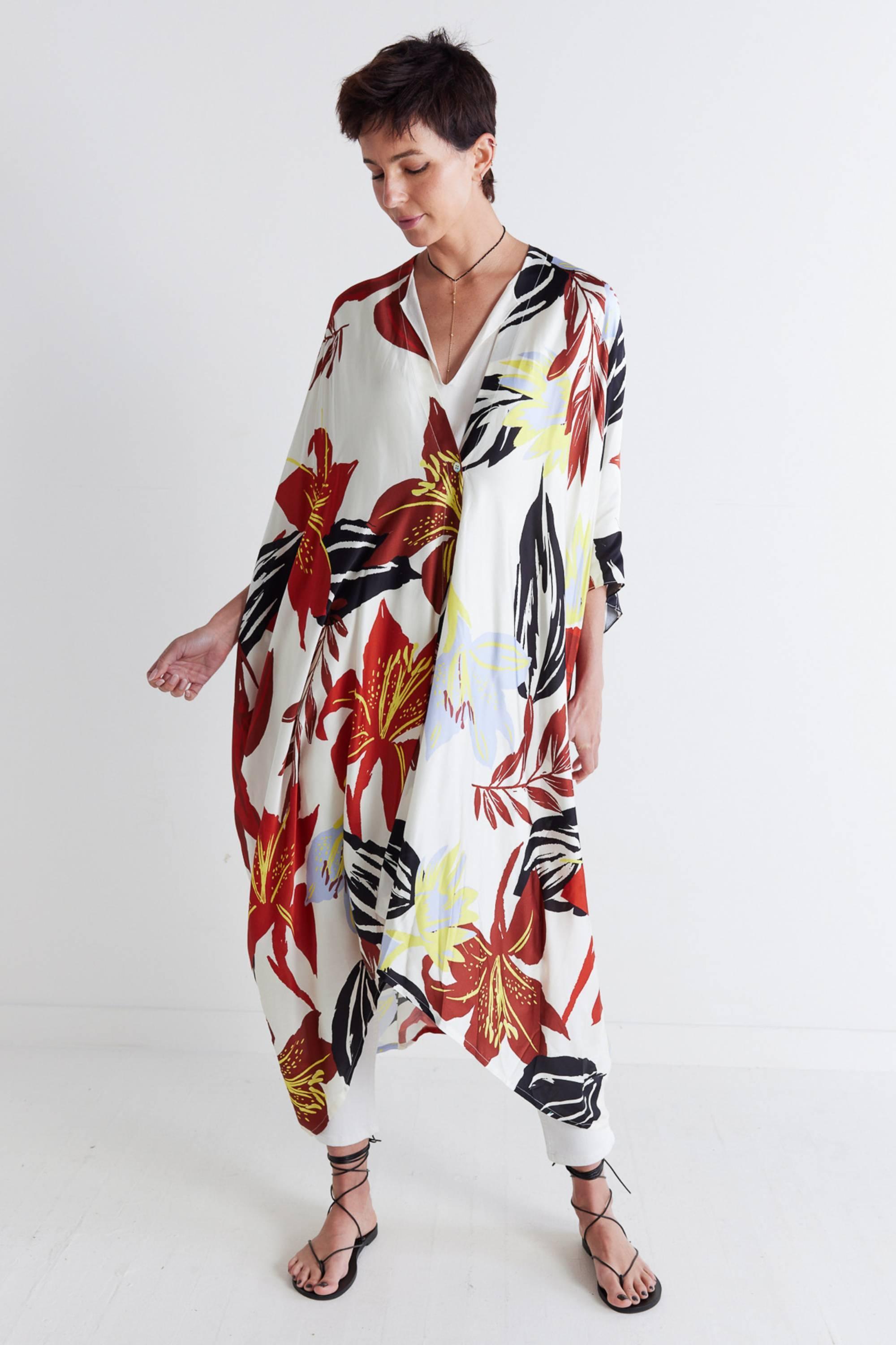 The Floral Long Duster Product Image