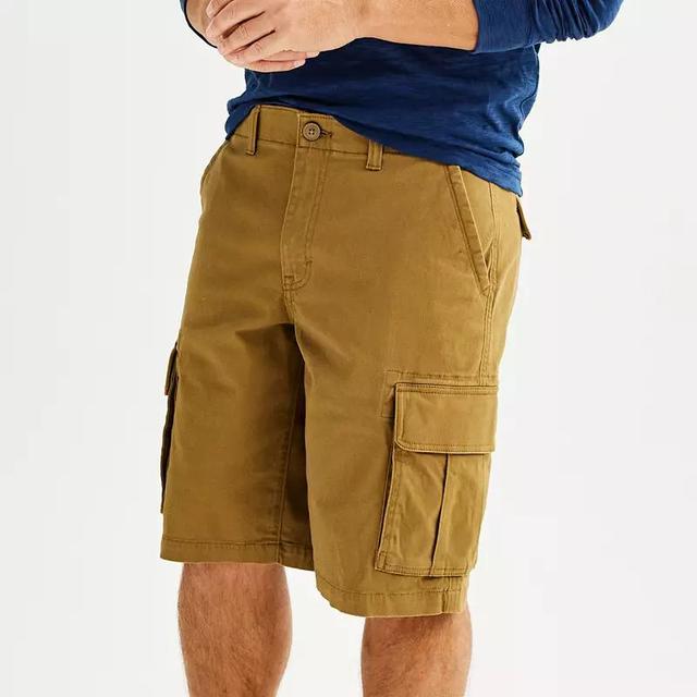 Mens Sonoma Goods For Life 12 Flexwear Everyday Cargo Shorts Black Copy Product Image