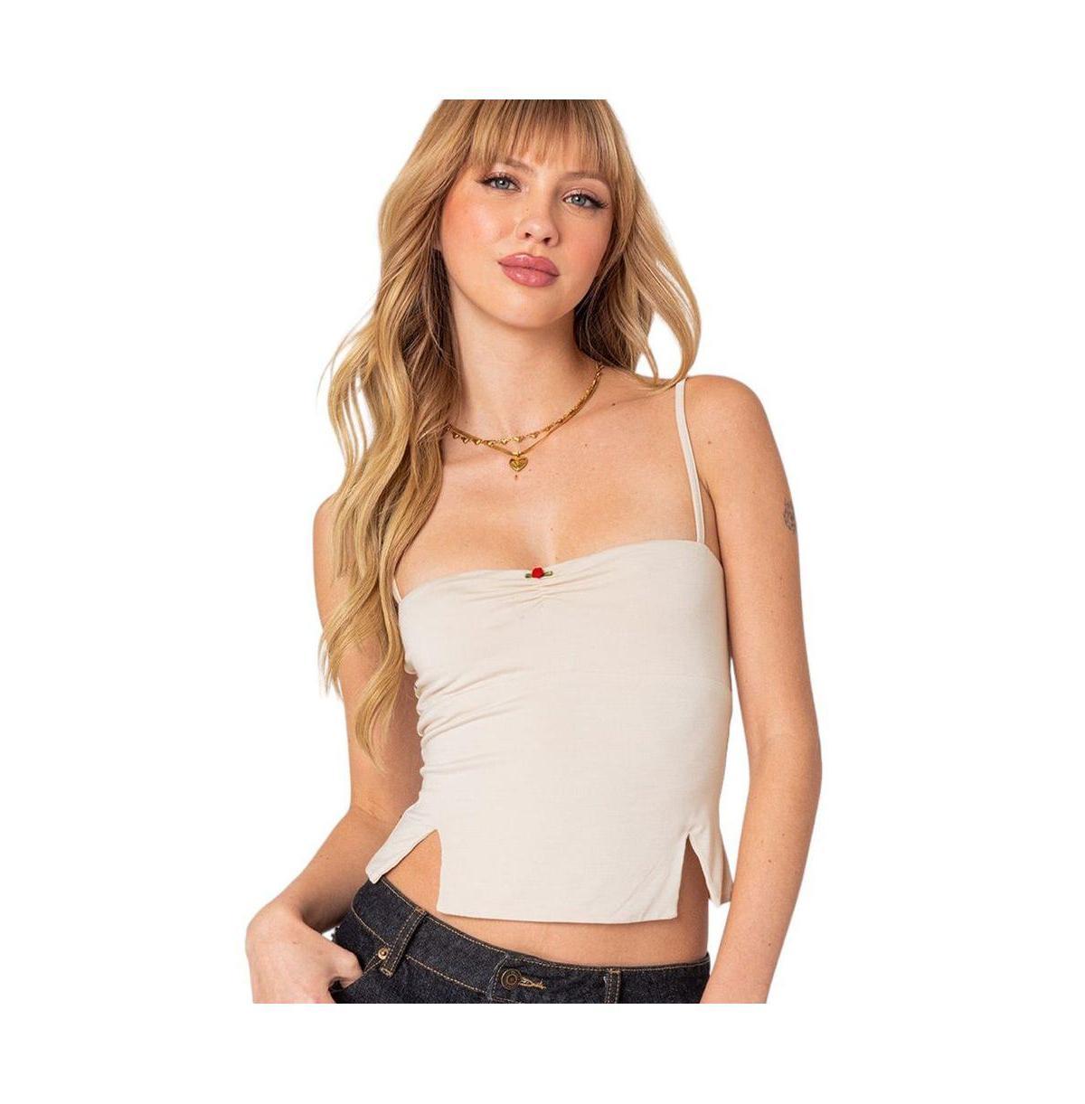 Womens Hope double slit tank top Product Image