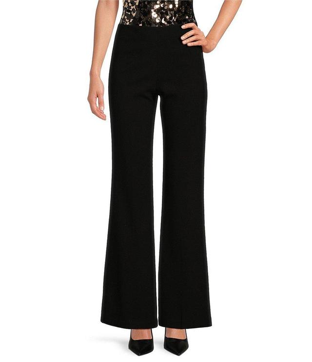 Trina Turk Lancelot Luxe Drape Suiting Flat Front Bootcut Pants Product Image