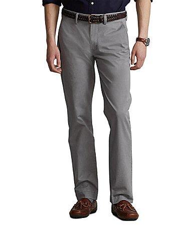 Polo Ralph Lauren Straight Fit Flat Front Stretch Twill Chino Pants Product Image