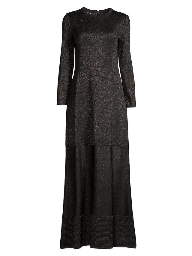 Misook Shimmer Knit Maxi Dress Product Image