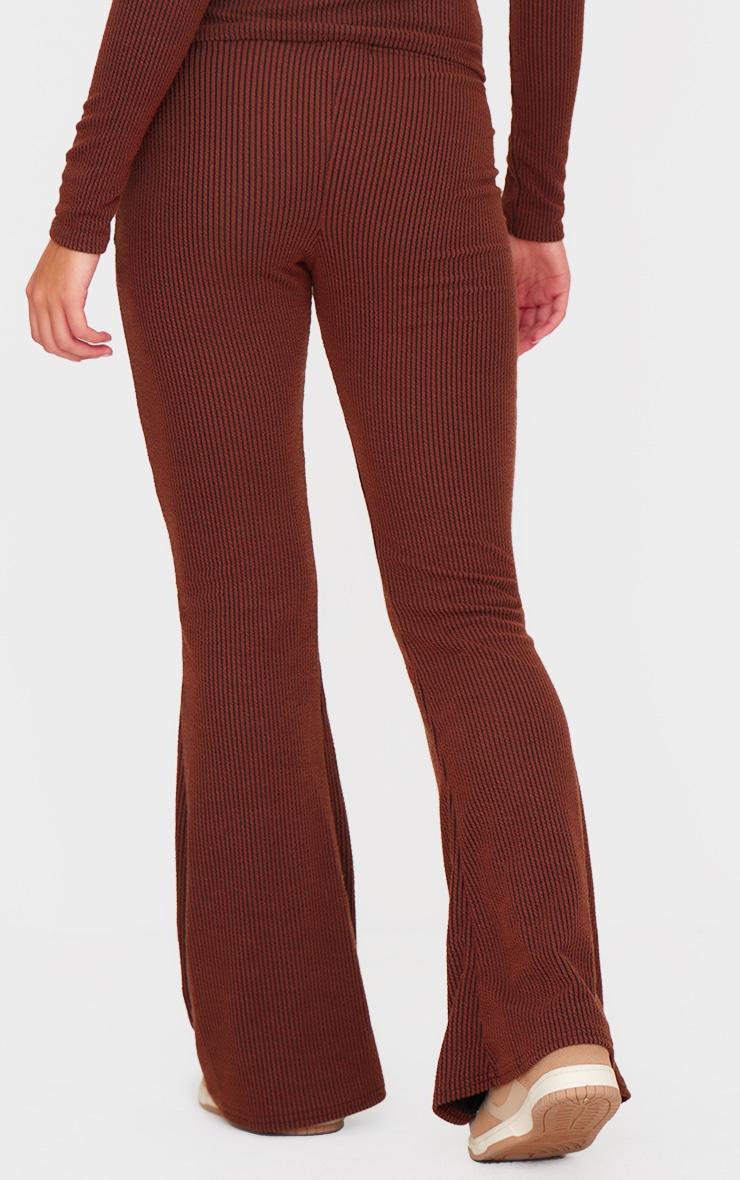 Chocolate Rib High Waisted Flares Product Image