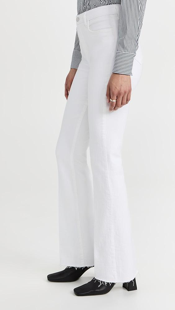 L'AGENCE Ruth Straight Raw Hem Jeans | Shopbop Product Image