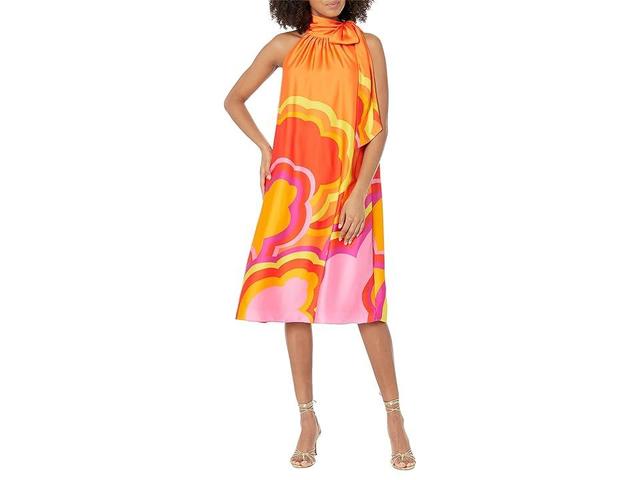 Trina Turk Becoming Dress (Tangerine Dream Multi) Women's Clothing Product Image