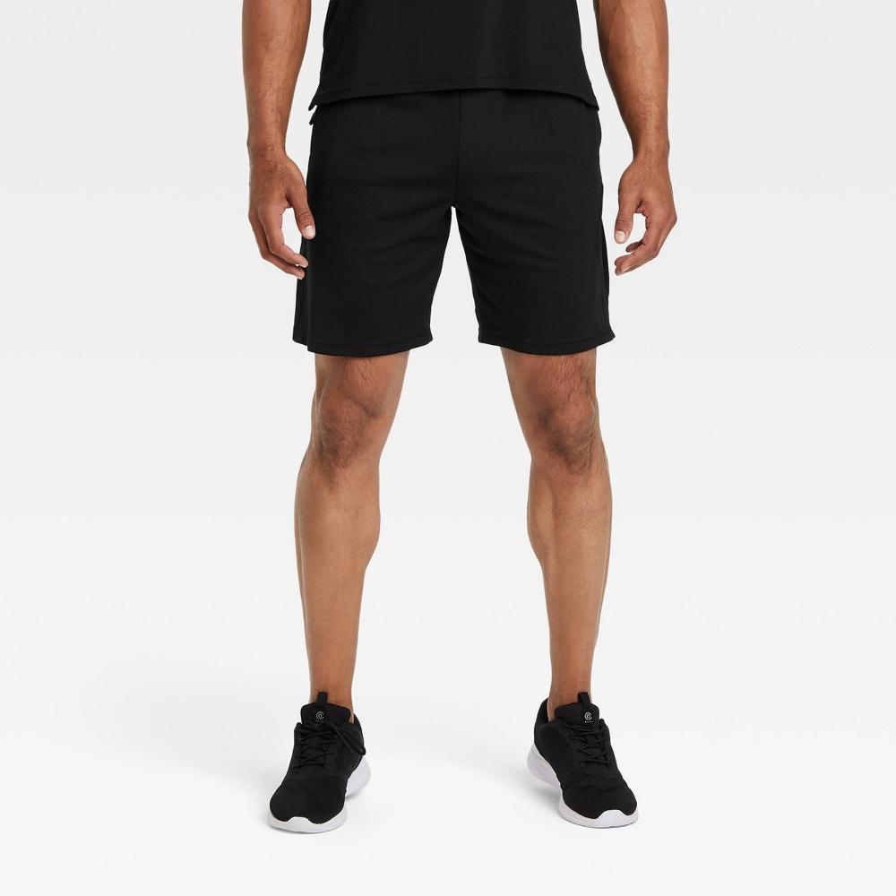 Mens Mesh Shorts 8.5 - All In Motion Black XXL Product Image