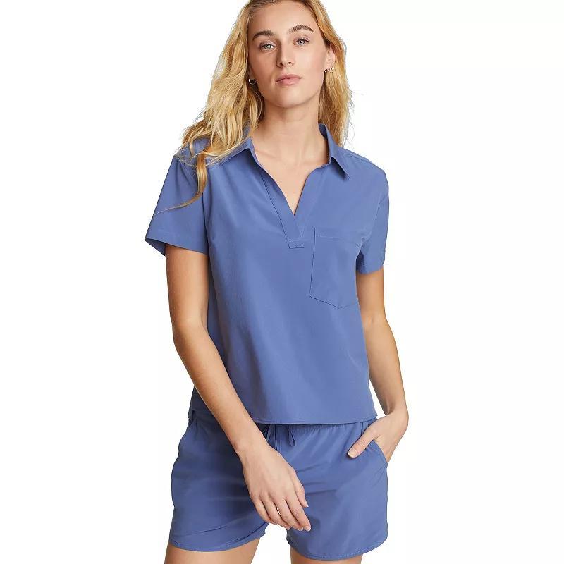 Womens Eddie Bauer Departure Collared Tee Product Image